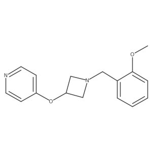 4-({1-[(2-Methoxyphenyl)methyl]azetidin-3-yl}oxy)pyridine Structure