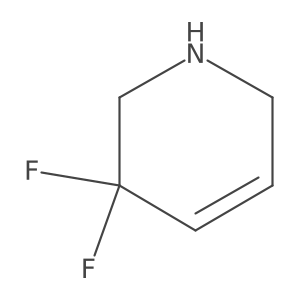 3,3-difluoro-2,6-dihydro-1H-pyridine Structure