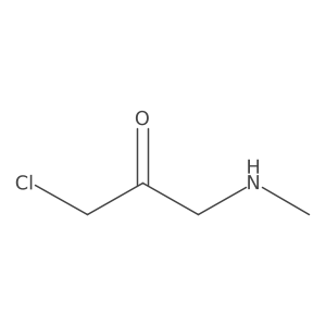 1-Chloro-3-(methylamino)propan-2-one Structure