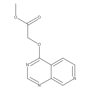 Methyl 2-{pyrido[3,4-d]pyrimidin-4-yloxy}acetate Structure