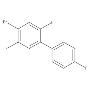 4-Bromo-2,4',5-trifluoro-1,1'-biphenyl结构式