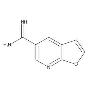 Furo[2,3-b]pyridine-5-carboximidamide Structure