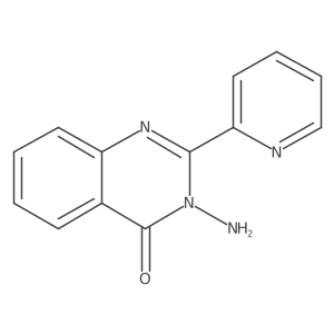 3-Amino-2-(pyridin-2-YL)quinazolin-4(3H)-one结构式