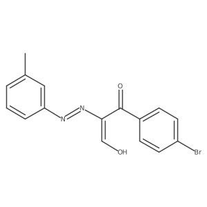 3-(4-Bromophenyl)-2-[(3-methylphenyl)hydrazinylidene]-3-oxopropanal结构式
