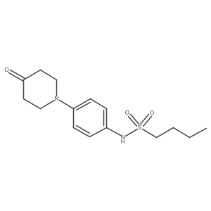 N-[4-(4-Oxo-1-piperidinyl)phenyl]-1-butanesulfonamide结构式