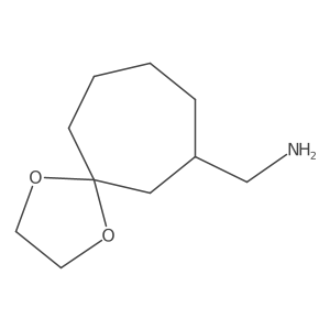 1,4-Dioxaspiro[4.6]undecan-7-ylmethanamine结构式