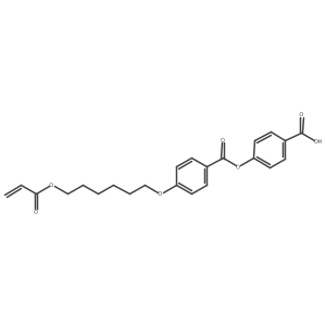 4-(4-(6-Acryloyloxyhexyloxy)benzoyloxy)benzoic acid Structure