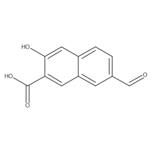 7-Formyl-3-hydroxynaphthalene-2-carboxylic Acid结构式