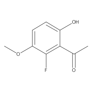 1-(2-Fluoro-6-hydroxy-3-methoxyphenyl)ethanone Structure