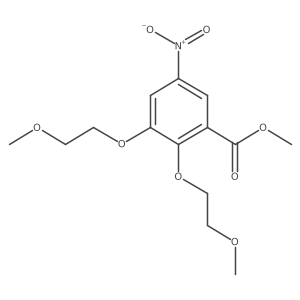 Methyl 2,3-bis{[2-(methyloxy)ethyl]oxy}-5-nitrobenzoate Structure