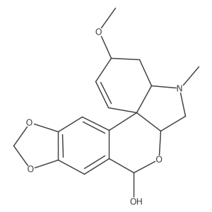 rel-(3R,4aR,6aR,8S,13bR)-3,4,4a,5,6,6a-Hexahydro-3-methoxy-5-methyl-8H-[1,3]dioxolo[6,7][2]benzopyrano[3,4-c]indol-8-ol Structure