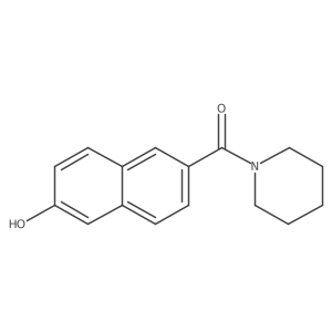6-(Piperidin-1-ylcarbonyl)-2-naphthol Structure