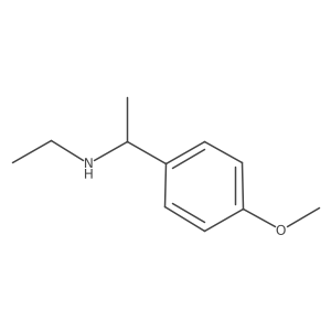 Ethyl[1-(4-methoxyphenyl)ethyl]amine结构式