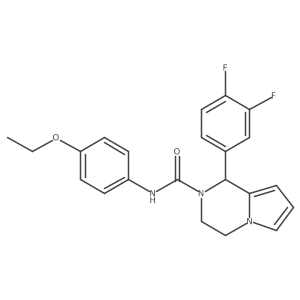 1-(3,4-difluorophenyl)-N-(4-ethoxyphenyl)-3,4-dihydropyrrolo[1,2-a]pyrazine-2(1H)-carboxamide Structure