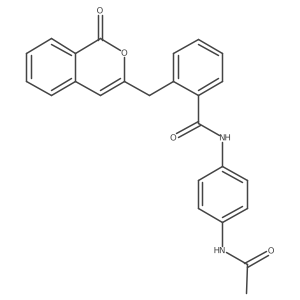 N-[4-(acetylamino)phenyl]-2-[(1-oxo-1H-isochromen-3-yl)methyl]benzamide Structure