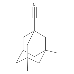 3,5-Dimethyl-1-adamantanecarbonitrile结构式