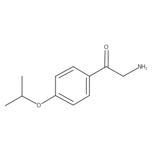 2-Amino-1-[4-(1-methylethoxy)phenyl]ethanone Structure