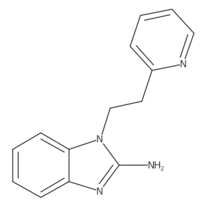1-[2-(pyridin-2-yl)ethyl]-1H-1,3-benzodiazol-2-amine Structure