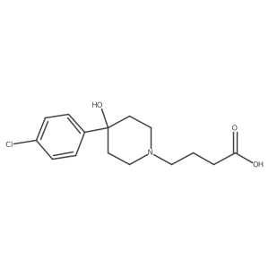 4-(4-Chlorophenyl)-4-hydroxy-1-piperidinebutanoic acid结构式