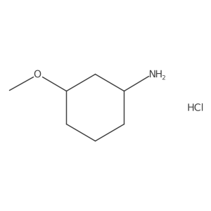 trans-3-Methoxycyclohexanamine;hydrochloride Structure