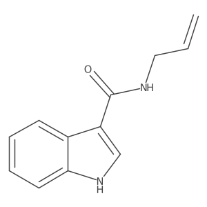 N-(prop-2-en-1-yl)-1H-indole-3-carboxamide Structure