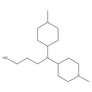 3-[Bis(1-methyl-4-piperidinyl)amino]-1-propanol Structure