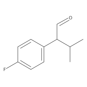 2-(4-Fluorophenyl)-3-methylbutanal Structure