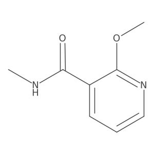 2-methoxy-N-methylpyridine-3-carboxamide结构式