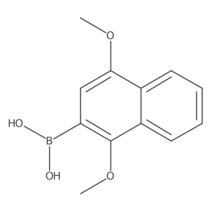 (1,4-Dimethoxynaphthalen-2-yl)boronic acid Structure