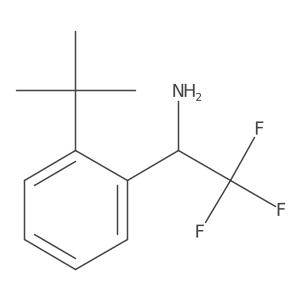 1-(2-Tert-butylphenyl)-2,2,2-trifluoroethan-1-amine Structure