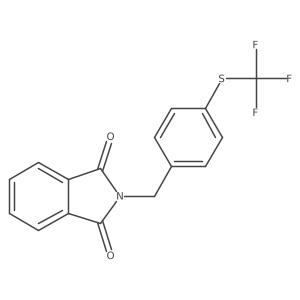 N-[4-(Trifluoromethylthio)benzyl]phthalimide结构式