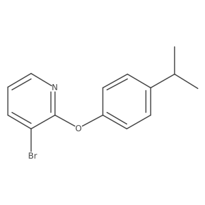3-Bromo-2-(4-isopropylphenoxy)pyridine结构式
