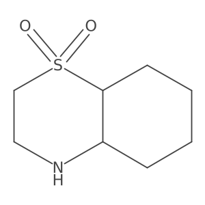 octahydro-2H-1$l^{6},4-benzothiazine-1,1-dione结构式