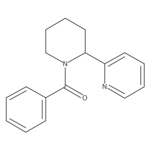 Phenyl(2-(pyridin-2-yl)piperidin-1-yl)methanone结构式