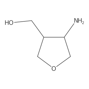 ((3S,4S)-4-Aminotetrahydrofuran-3-yl)methanol Structure
