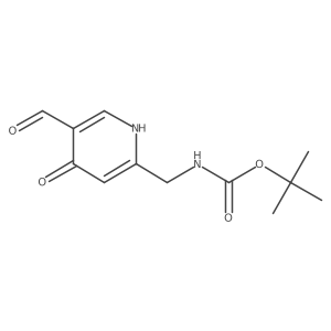 Tert-butyl (5-formyl-4-hydroxypyridin-2-YL)methylcarbamate Structure