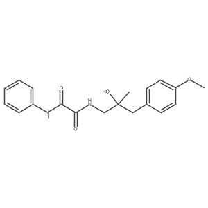 N1-(2-hydroxy-3-(4-methoxyphenyl)-2-methylpropyl)-N2-phenyloxalamide Structure