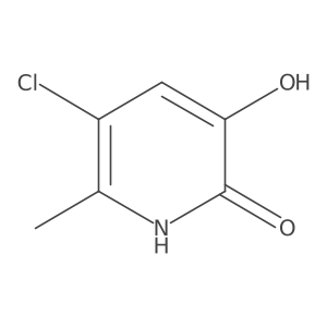 5-Chloro-3-hydroxy-6-methylpyridin-2(1H)-one结构式