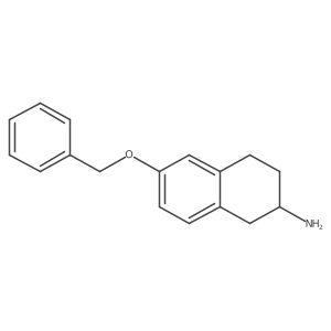 6-(Benzyloxy)-1,2,3,4-tetrahydronaphthalen-2-amine Structure