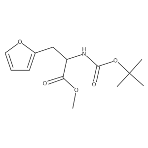 Methyl 2-{[(tert-butoxy)carbonyl]amino}-3-(furan-2-yl)propanoate Structure