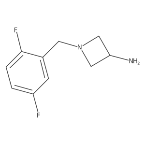 1-[(2,5-Difluorophenyl)methyl]azetidin-3-amine结构式
