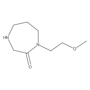 1-(2-Methoxyethyl)-1,4-diazepan-2-one Structure