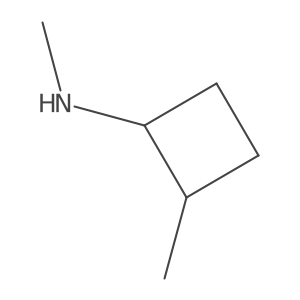 N,2-dimethylcyclobutan-1-amine结构式