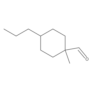 1-Methyl-4-propylcyclohexane-1-carbaldehyde结构式