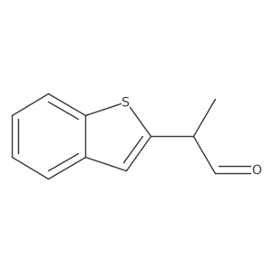2-(1-Benzothiophen-2-yl)propanal结构式