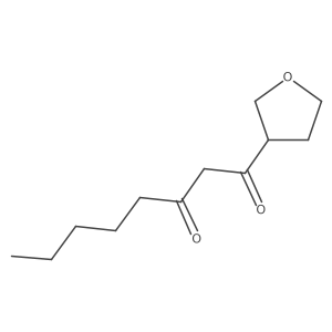 1-(Oxolan-3-yl)octane-1,3-dione结构式