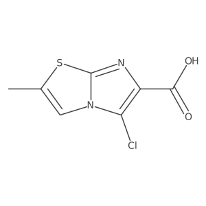 5-Chloro-2-methylimidazo[2,1-b][1,3]thiazole-6-carboxylic acid Structure
