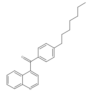 4-(4-Heptylbenzoyl)quinoline Structure
