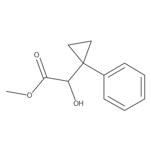 Methyl 2-hydroxy-2-(1-phenylcyclopropyl)acetate Structure