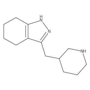 3-[(piperidin-3-yl)methyl]-4,5,6,7-tetrahydro-1H-indazole Structure